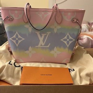 Brand new Louis Vuitton pastel neverfull